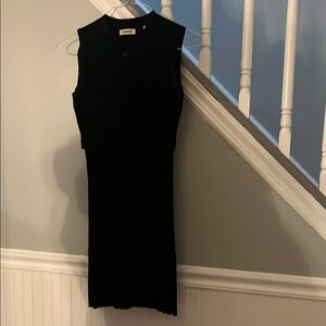 Sandro Black Sleeveless Dress